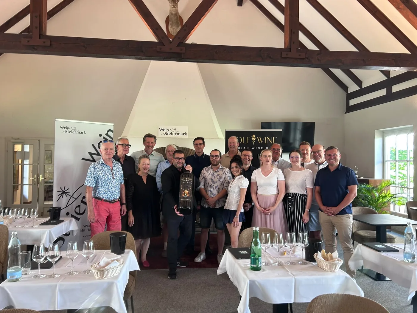 Das Jury-Team nach der Vorverkostung am 13. Juli 2026 im Clubhaus